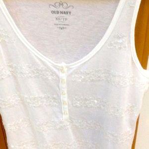 Old Navy sequined tank top 3/$20